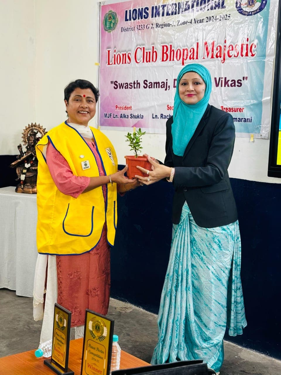 A Poster making Contest Organized by the Lions Club majestic, Bhopal