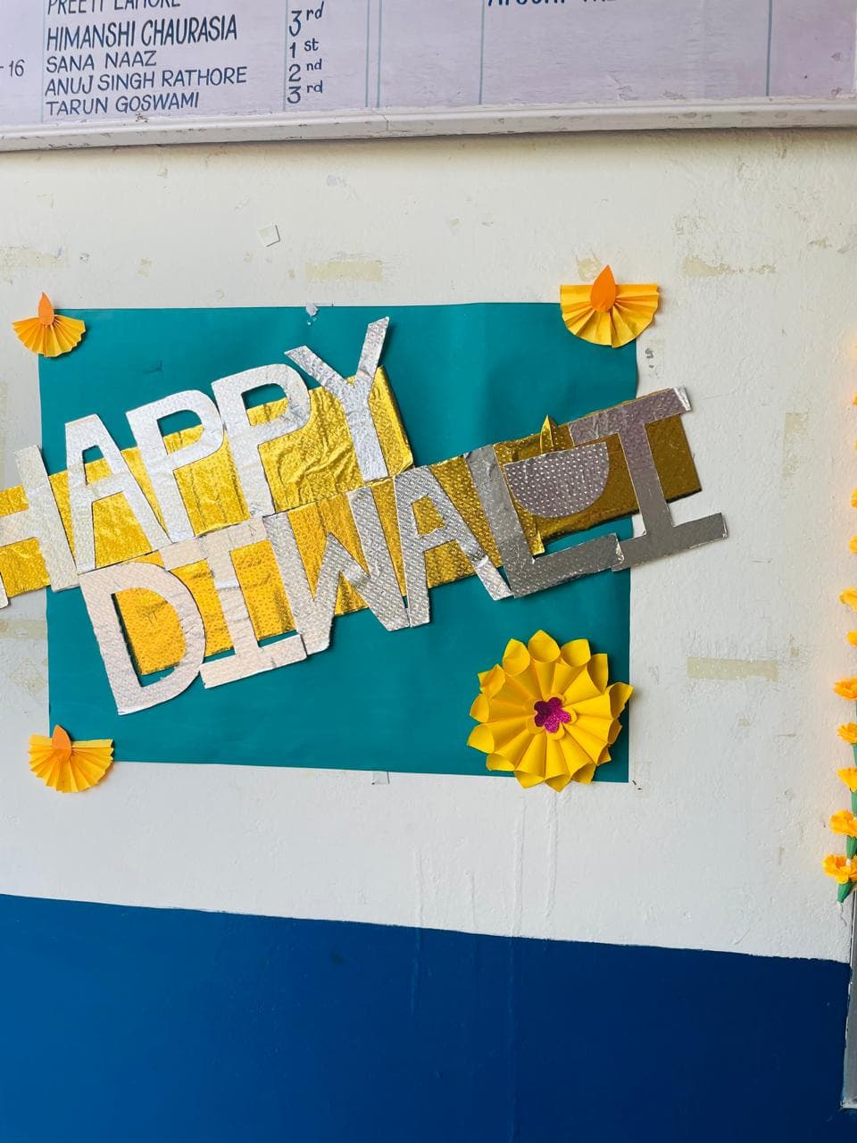 Glimpse of Decoration by craft competition for staff 🪔🎉